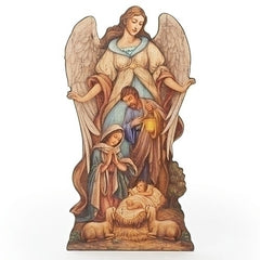 Holy Family/Angel Plaque