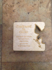 Confirmed in Christ Stone Plaque