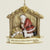 3.5" Kneeling Santa Scene Ornament