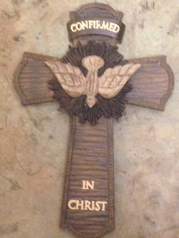 Confirmed in Christ Wood Cross