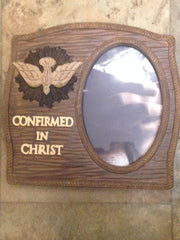 Confirmed in Christ Wood Frame