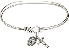 Miraculous and Crucifix charm bracelet