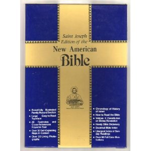 The New American Bible - Saint Joseph Edition (White bonded leather/Gold edges)