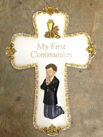 First Communion Boy Cross