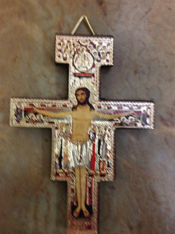San Damiano Cross 3.25x2.25 with Card